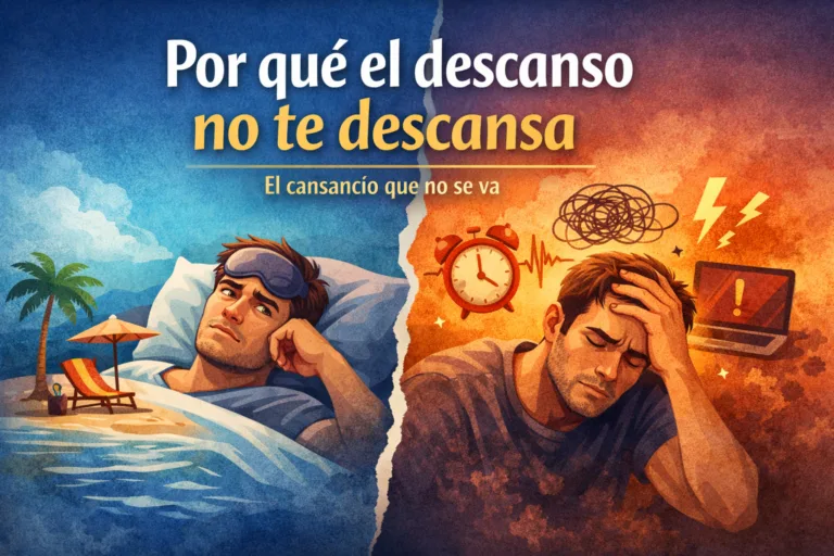 Por qué descansar no siempre te descansa